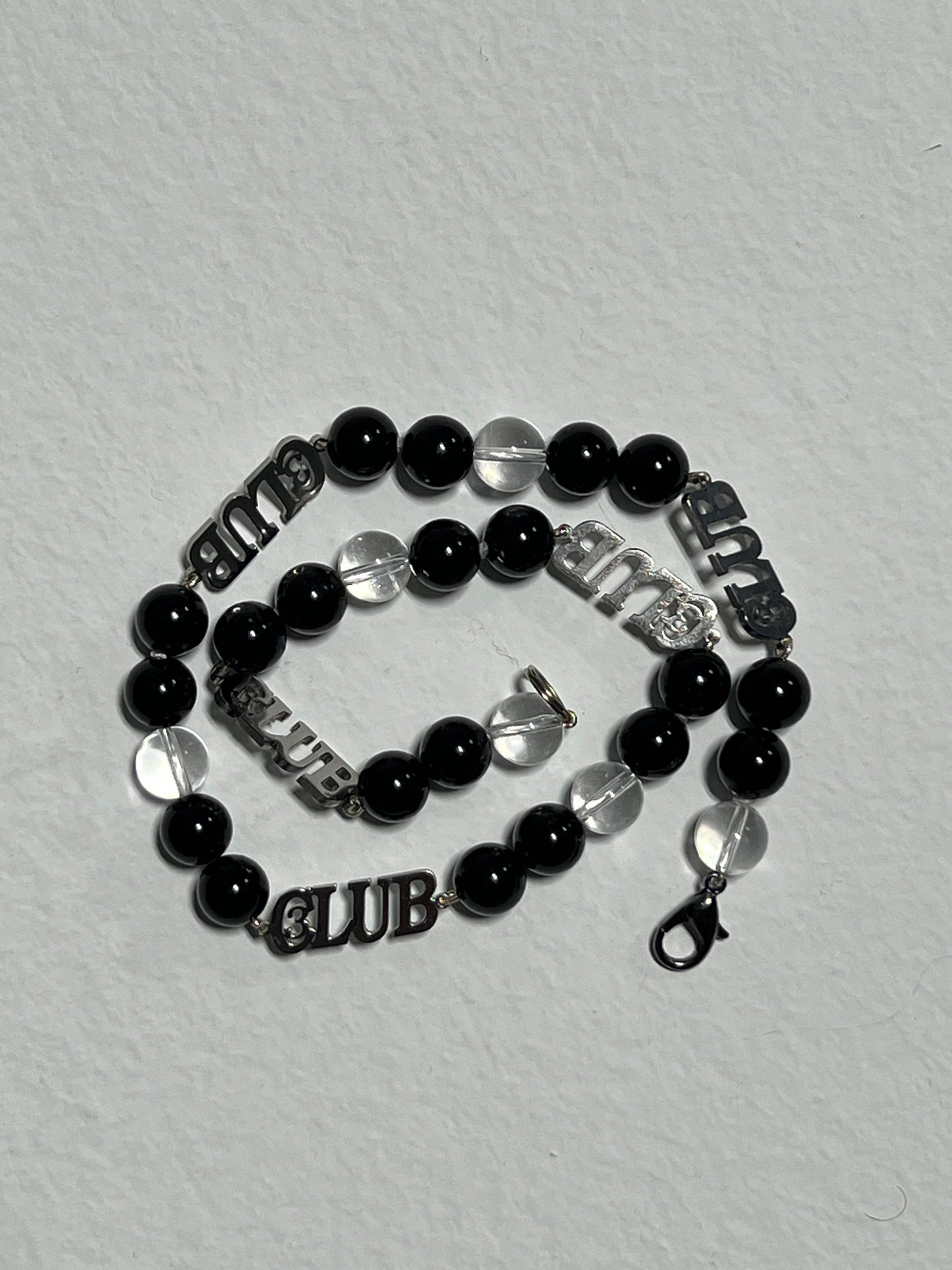 The "Gotham City" Necklace (Black/Silver)