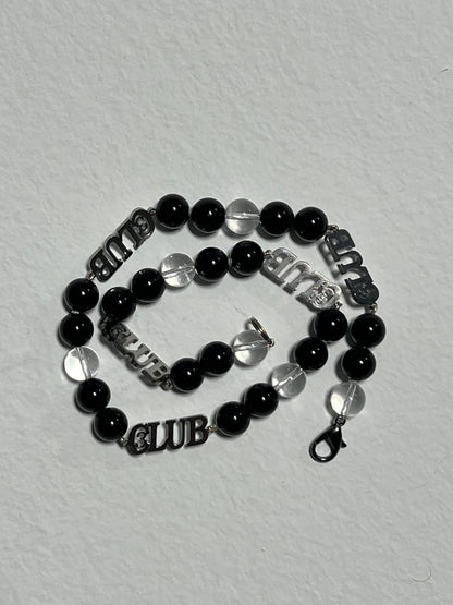 The "Gotham City" Necklace (Black/Silver)
